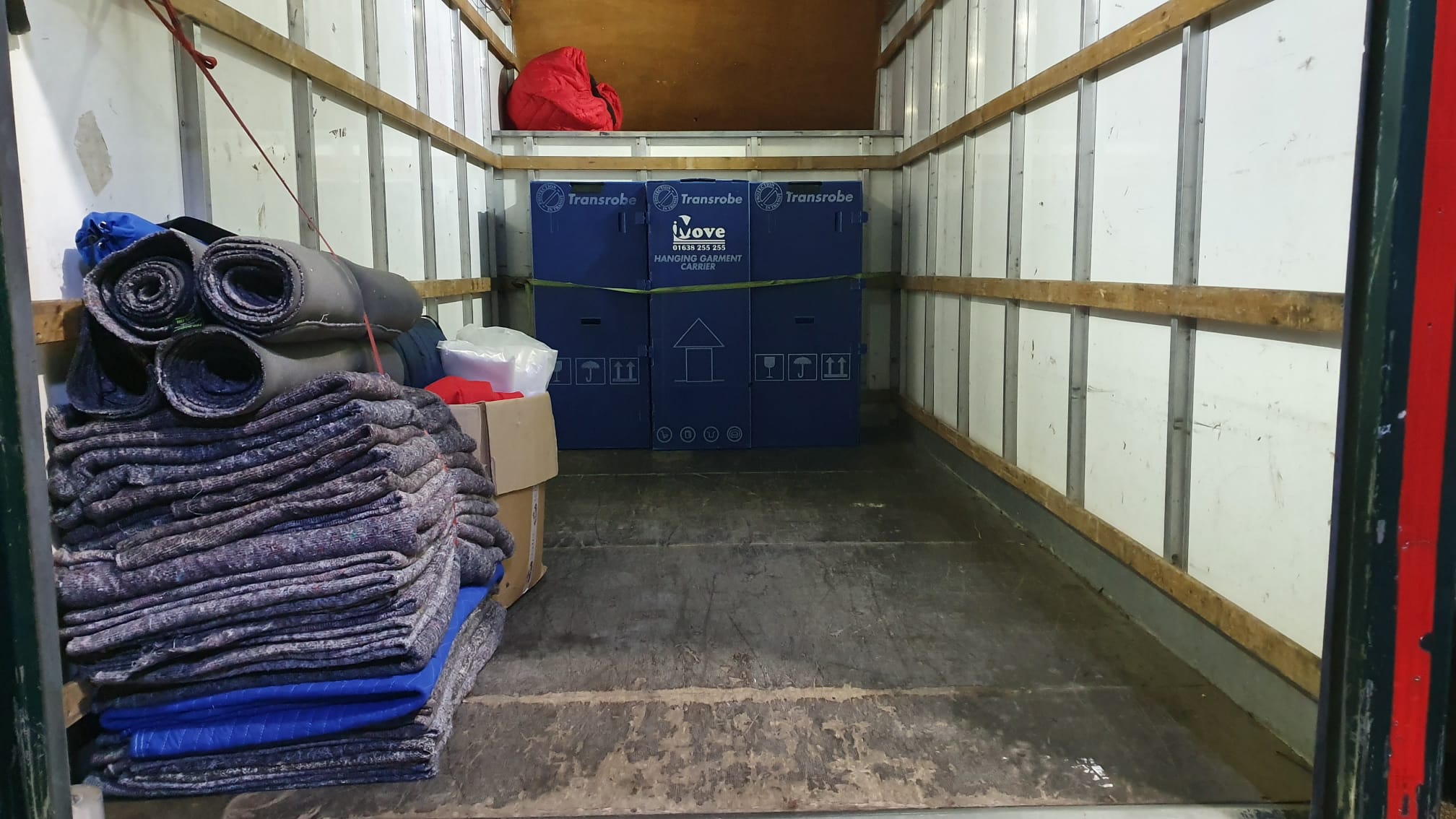Van ready for tomorrow's move
