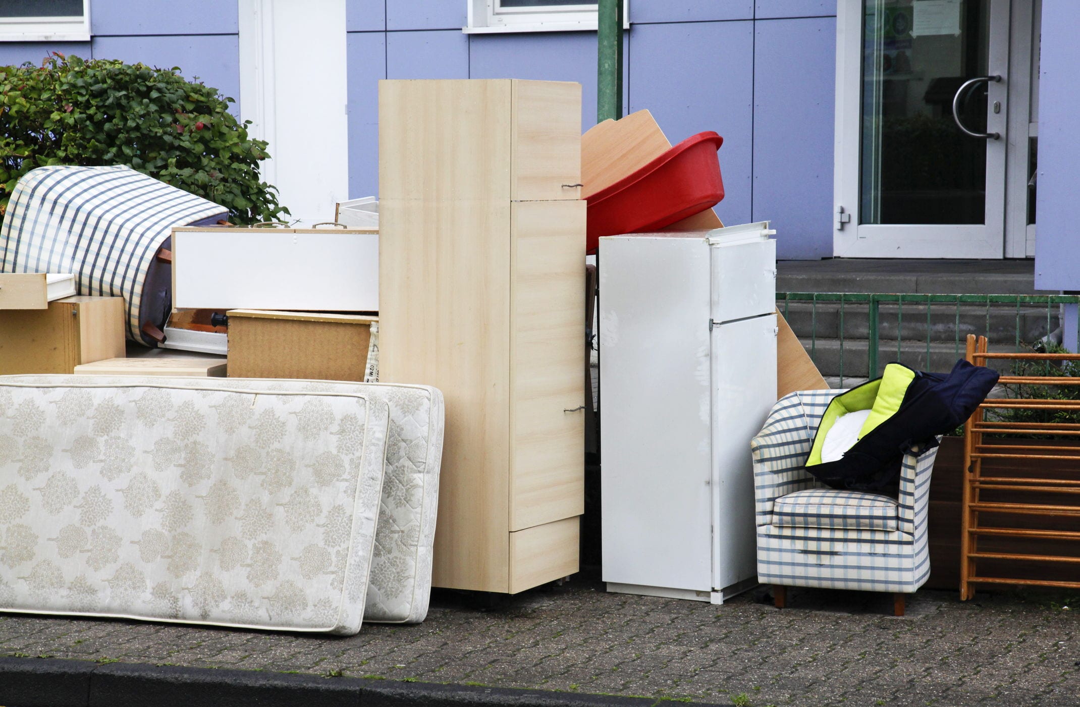 Household rubbish and unwanted items